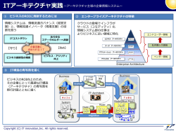 ITアーキテクチャ実践 ～アーキテクチャ主導の企業情報システム～ ①