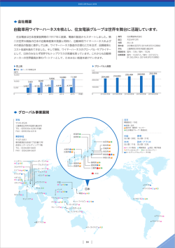 自動車用ワイヤーハーネスを核とし、住友電装グループは世界を舞台に