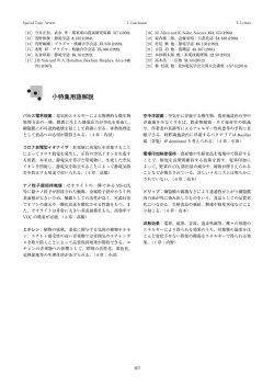 用語解説 - プラズマ・核融合学会