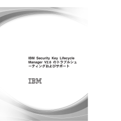 IBM Security Key Lifecycle Manager V2.6 のトラブルシュ ーティング