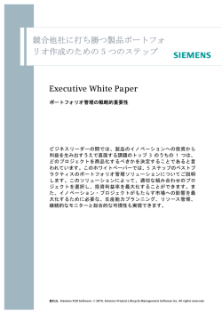 Five steps for creating a winning product portfolio white paper