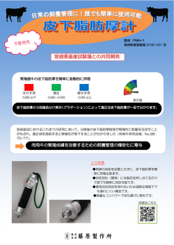 皮下脂肪厚計