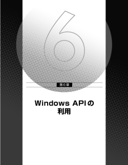 Windows API の 利用