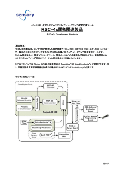 RSC-4x開発関連製品