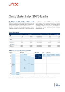 (SMI®)-Familie - SIX Swiss Exchange