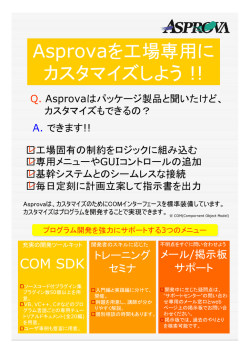 Asprovaをカスタマイズしよう（PDF）