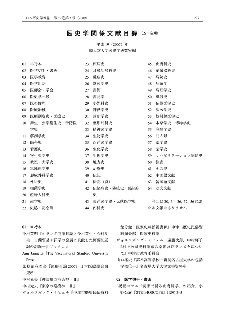 227 2 日本医史学会