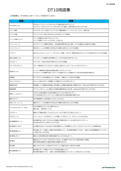 DT10用語集