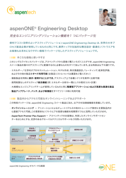 aspenONE&reg; Engineering Desktop