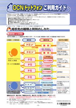 相手先の種類と判別のしかた