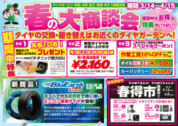 PDFはこちら - タイヤガーデン