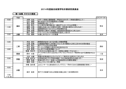 2014年度総合政策学科卒業研究発表会