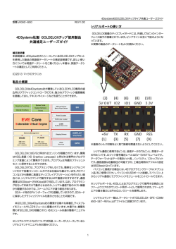 4DSystems社製 GOLDELOXチップ使用製品 共通