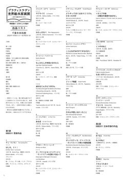 出品リスト - 千葉市美術館