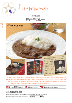神戸牛カレー - 神戸風月堂