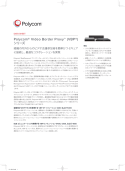 Polycom&reg; Video Border Proxy