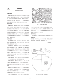 津栗野遺跡 （伊佐郡菱刈町田中） 位置と環境 遺跡の東方を川内川支流