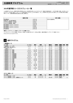 生涯教育プログラム - Temple University, Japan Campus