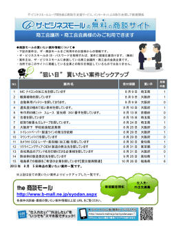 狙い目&rdquo; 買いたい案件ピックアップ