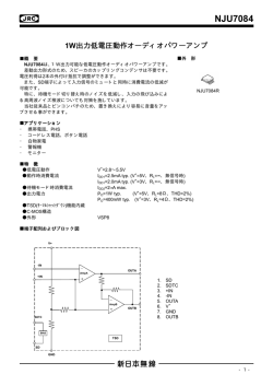 NJU7084 データシート
