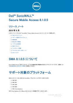 修正された問題点 - Dell Software