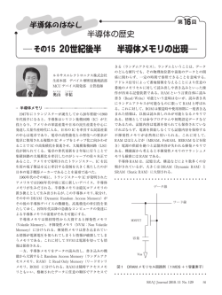 その15 20世紀後半 半導体メモリの出現