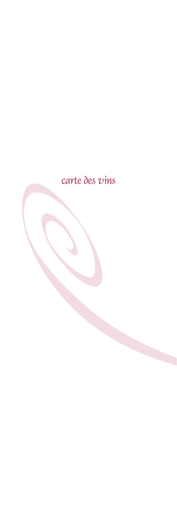 carte des vins - GONTRAN CHERRIER TOKYO