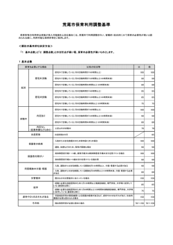 荒尾市保育利用調整基準(PDF 約128KB)