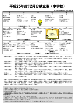 小学校の献立 - 筑紫野市ホームページ
