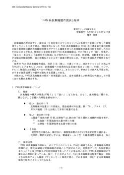 PAN 系炭素繊維の現状と将来