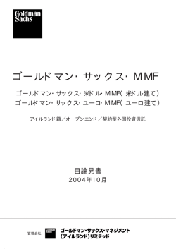 目論見書 2004.10