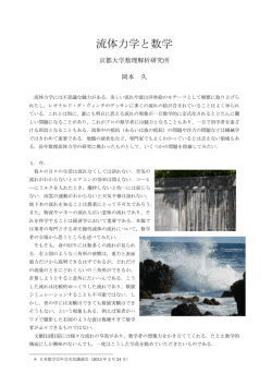 流体力学と数学