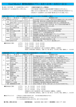 Cool Myoko! 夏得妙高宿泊プラン 8月1日(木)～8月