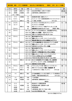 （イギリス）海外研修