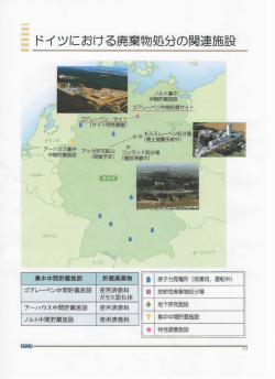 ドイツにおける廃棄物処分の関連施設