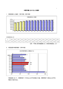 中国市場における人口統計 - netokyo.co.jp