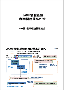 JAMP情報基盤 利用開始簡易ガイド