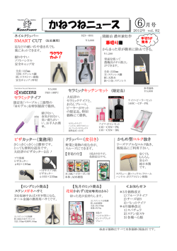 かねつねニュース2012年6月号