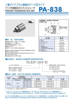 PA-838 Catalog