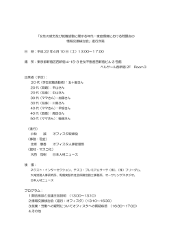 「女性の就労及び就職活動に関する年代・家庭環境における問題点の
