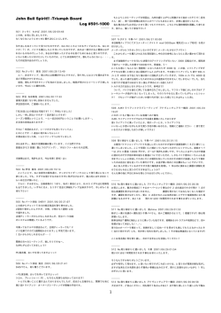 John Bull Spirit!! -Triumph Board Log #501-1000