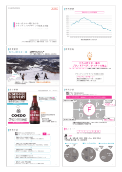 かもい岳スキー場におけるブランディングデザインの