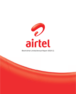 Bharti Airtel Limited Annual Report 2010-11