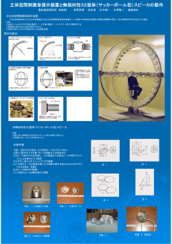 （サッカーボール型）スピーカーの製作 菅原宗朋