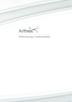 HIP ARTHROSCOPY INSTRUMENT SET