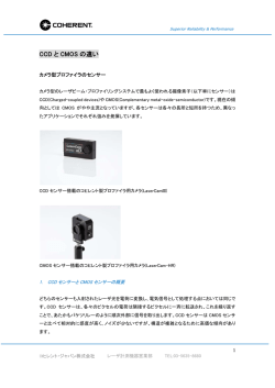 CCD と CMOS の違い