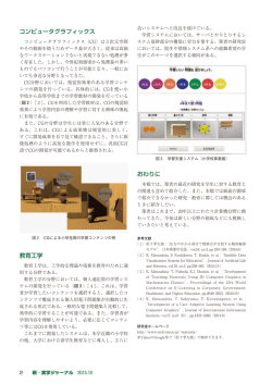 おわりに コンピュータグラフィックス 教育工学