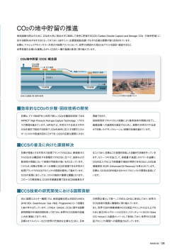 CO2の地中貯留の推進