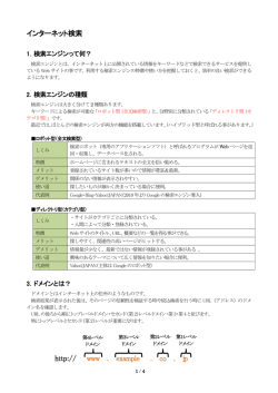 インターネット検索