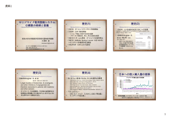 資料1 1 サリドマイド使用登録システム の構築の経緯と意義 歴史(1